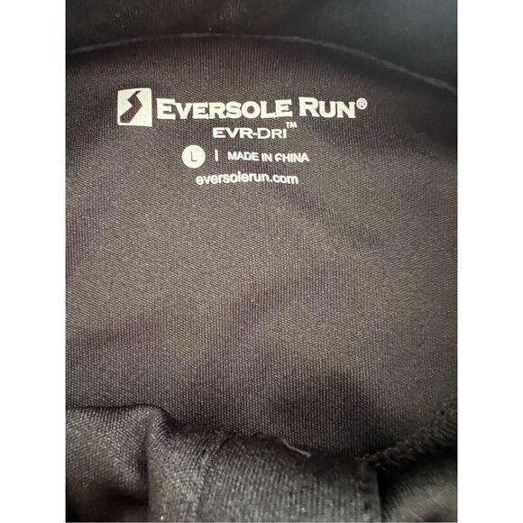 Eversole Run Black Performance 1/4 Zip Pullover Mercedes Benz embroidered Size L - Picture 6 of 6